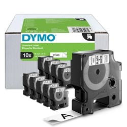 Etikettenband Dymo D1 weiß 7000 mm