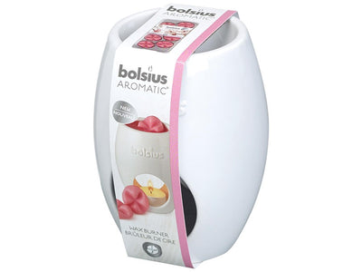 Bolsius Duftwachsbrenner Ellipse weiß