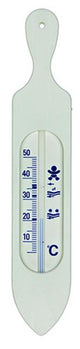 1023322 - Badethermometer Kunststoff weiß | 2 Stk