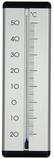 1010127 - Thermometer Aluminium Innen-Außen Silber 20cm | 2 Stk