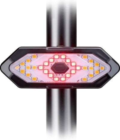 Dunlop Fahrradlampe mit Fahrtrichtungsanzeiger
