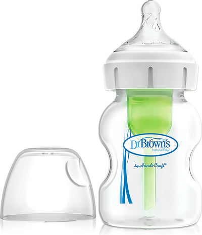 Dr. Brown's Options+ Anti-Kolik-Babyflasche – Weithalsflasche – 150 ml