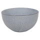 Skala gewebter textile grau Ø15x7,5 cm