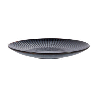 Gemütliche trendige Plattendessert D21.5xh2,9 cm Atlantis Streifen