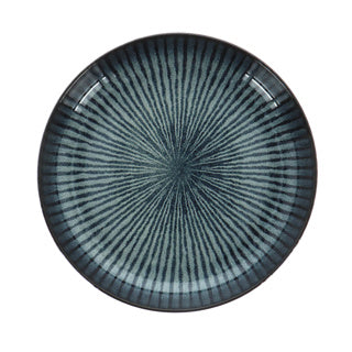 Gemütliche trendige Platte Deep D24XH4,3 cm Atlantis Stripe
