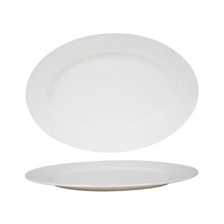 Servingboard Oval Diamond Porzellan 34,5 x 24,2 cm