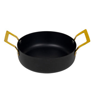 Pannetje Black 2 Griffe Gold 13x5,5 cm