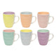 Kaffeetasse M Ohr, 340 ml Pastell 2-Tone 6 Assorti