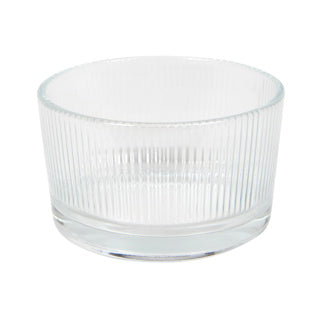 Linienlinien Ø 8,5 x 5 cm Glas