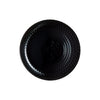 Platte flach 25 cm Pampille Schwarz