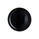 Platte flach 25 cm Pampille Schwarz
