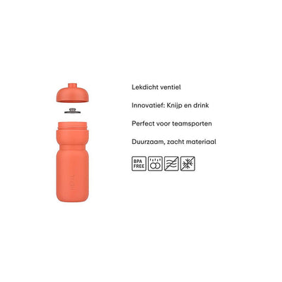 Mepal Flasche Squeeze 600ml apfelgrün