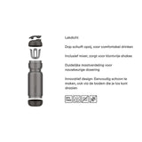 Mepal Shakebecher 800ml Pfirsichorange - afbeelding 2