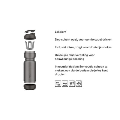 Mepal Shakebecher 800ml Pfirsichorange