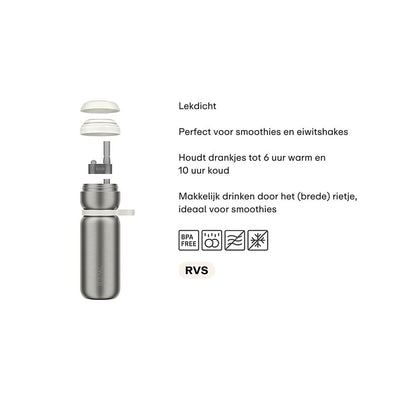 Mepal Thermosflasche Twist – Mitternachtsblau – 600 ml