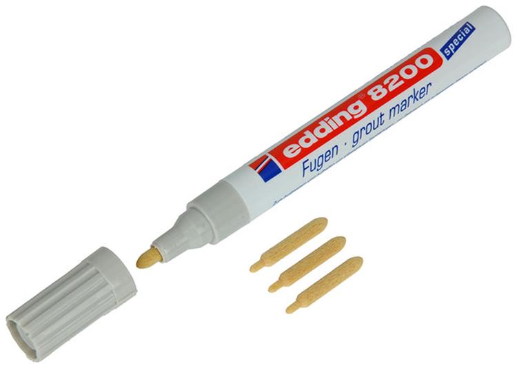 Edding 1006770 - e-8200 1 Fugenmarker grau | 5 Stück