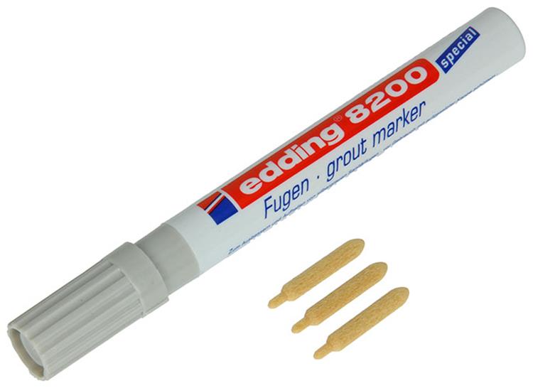 Edding 1006770 - e-8200 1 Fugenmarker grau | 5 Stück