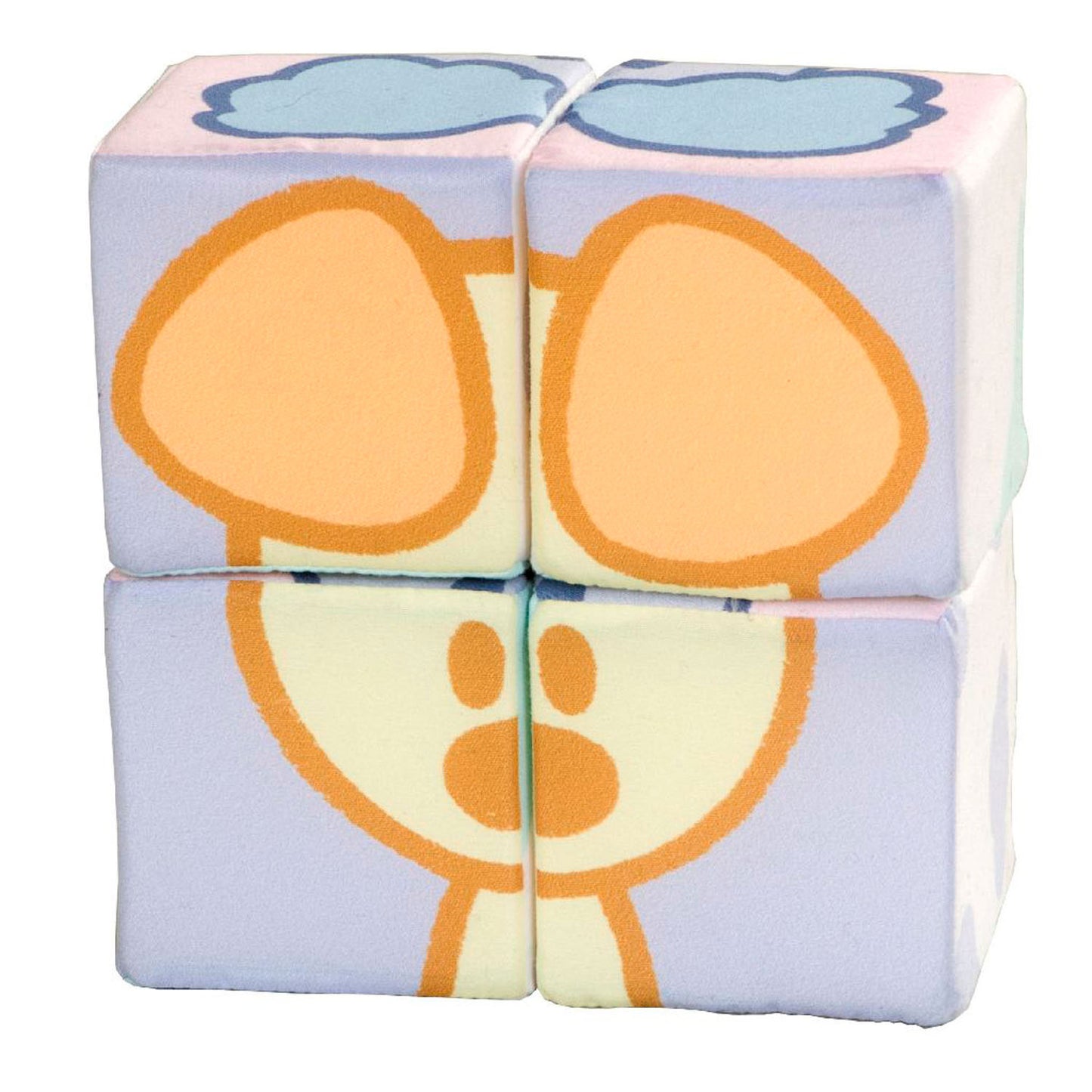Rubo Toys Block -Puzzle und PIP -Junior 75 cm Textil