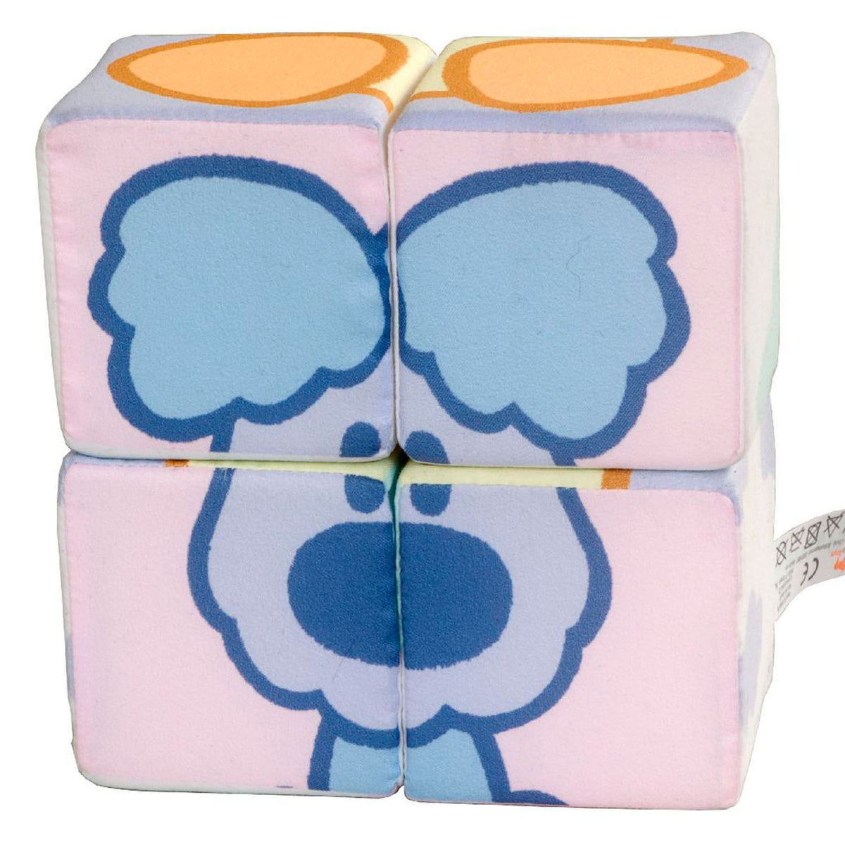 Rubo Toys Block -Puzzle und PIP -Junior 75 cm Textil