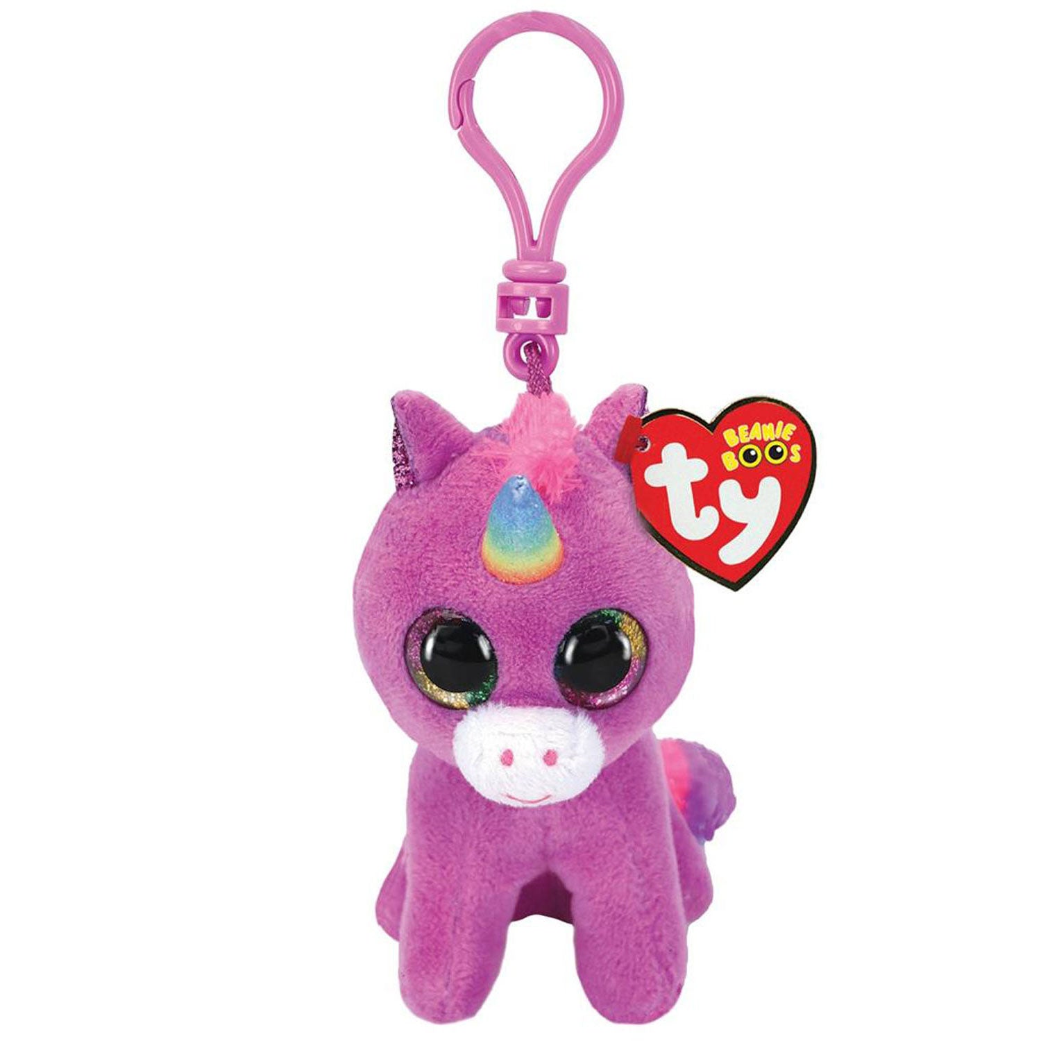 Ty Ty Beanie Angry Clip Unicorn Umarmung Rosette 7 cm
