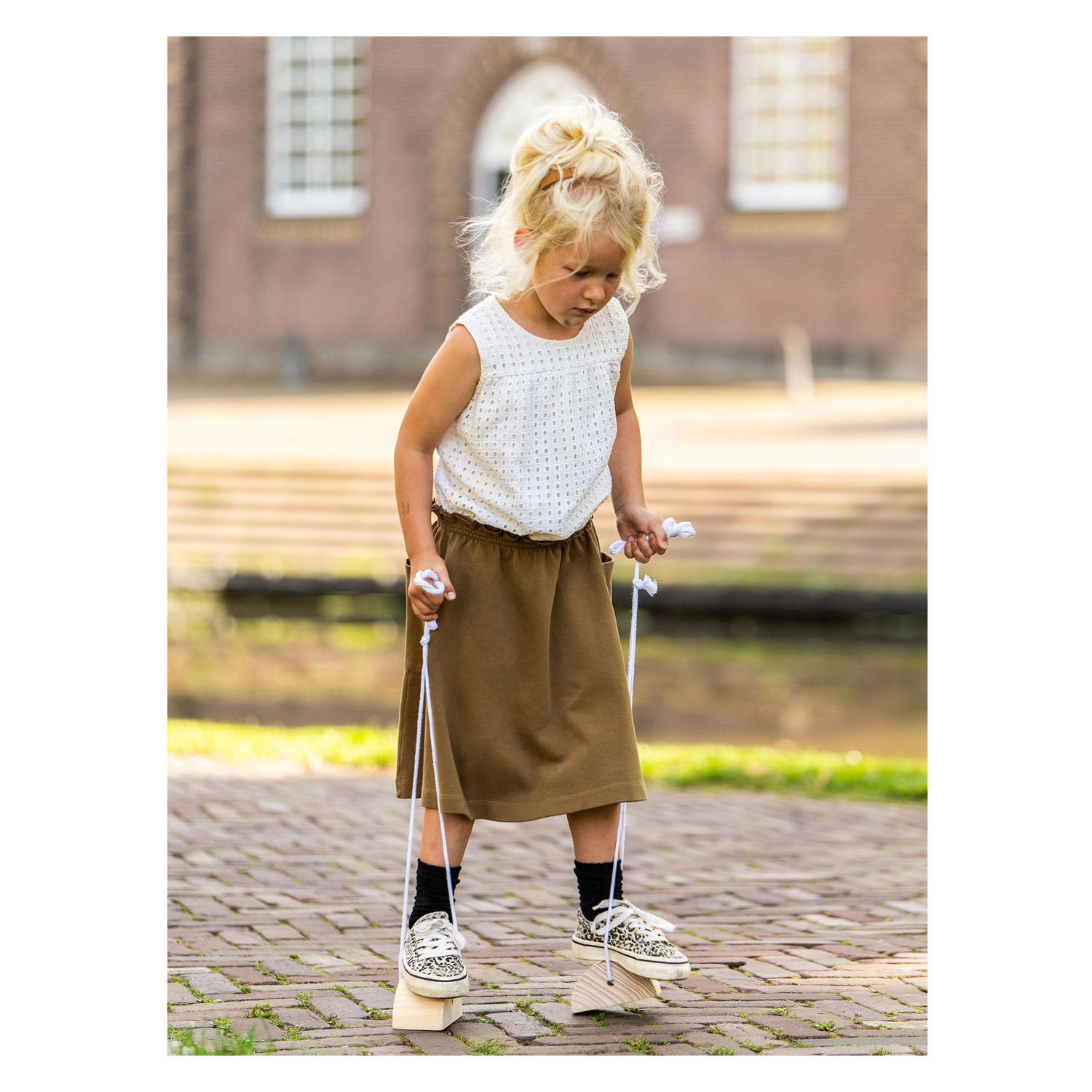Outdoor -Spiele Holz Walking Bads