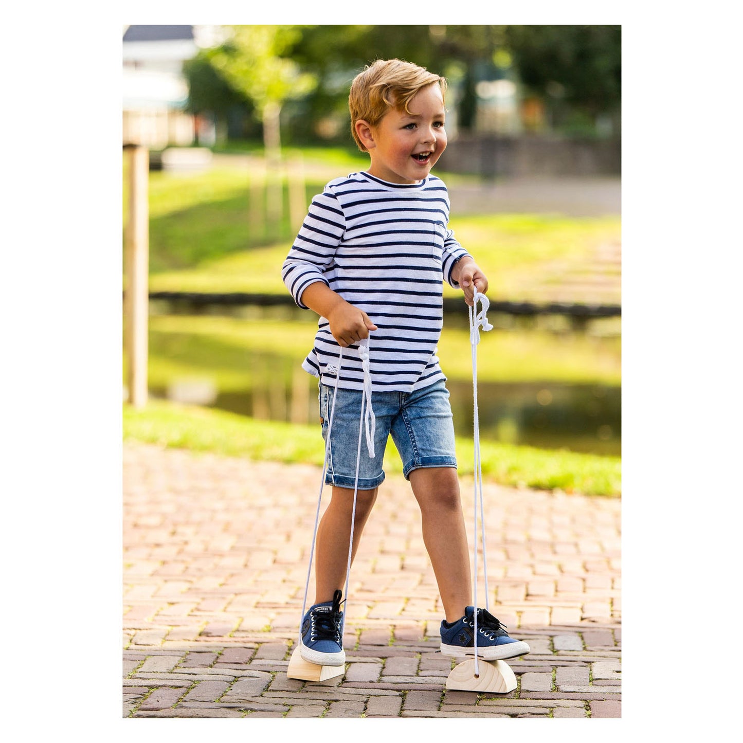Outdoor -Spiele Holz Walking Bads