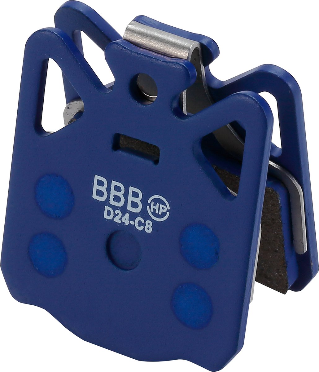 BBB Cycling DiscStop HP Scheibenbremsbeläge – Bremsbeläge für Cross-Country-Fahrräder, Campagnolo-Scheibenbremsen – hochwertige Bremsen mit verbesserter Bremskontrolle – blau – BBS-79