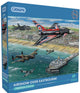 Gibsons – Flugshow über Eastbourne (von Matthew Emeny) – 1000 Teile 68 × 49 cm (B × H) – Puzzle für Erwachsene