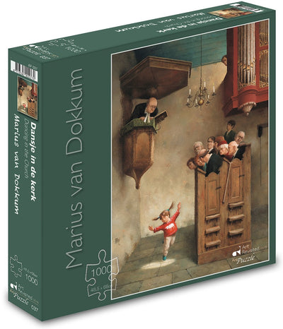 Art revisited Puzzle Marius van Dokkum – Tanz in der Kirche (1000 Teile)