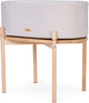 Childhome Leinenbett – 80 x 46 x 80 cm – Beige – 3-in-1: Kinderbett, Kindertisch-Aufbewahrungsbox