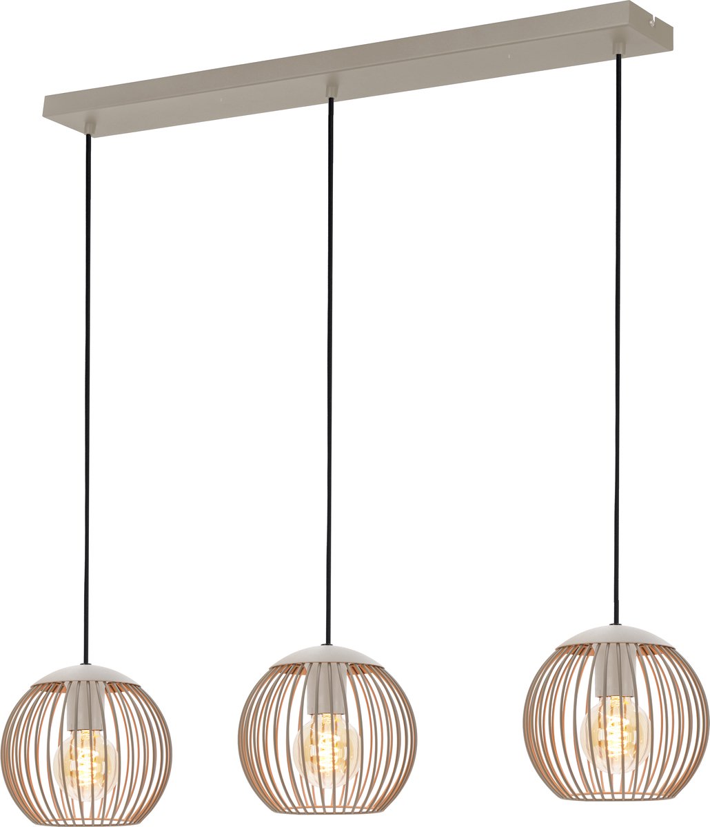 Eglo Lindero Hängelampe - E27 - 90 cm - Sandfarbe Beige