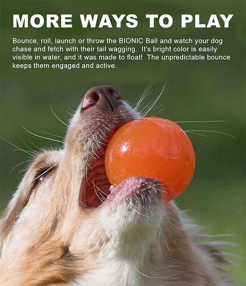 Bionischer Ball l - 8cm orange