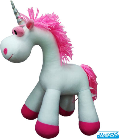 Pullover Wackeltierpullover Einhorn - Einhornfarbe: Weiß-Rosa