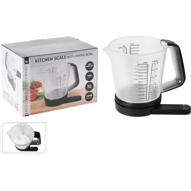 Ausgezeichnete Hauswaren -Hauswaren -Küchenskala mit Messbecher 1200 ml