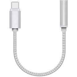 USB-C auf 3,5 mm Adapterkabel Xlayer Premium Silber