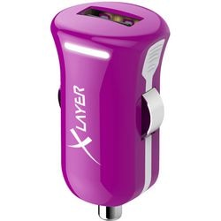 USB-Autoladegerät Xlayer Color Line Lila
