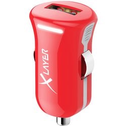 USB-Autoladegerät Xlayer Color Line Rot