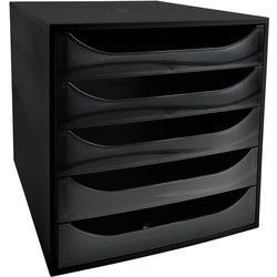Kommode Bürodepot 5 Schubladen schwarz