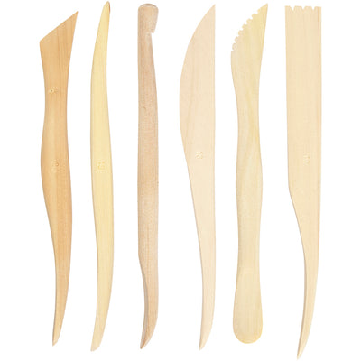 Creativ Company Modeling Tool Set Wood, 6dlg.