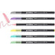 Filzstift edding pastel 1200 multicolor permanent