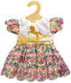 Puppenkleid Einhorn Goldy, 28-35 cm
