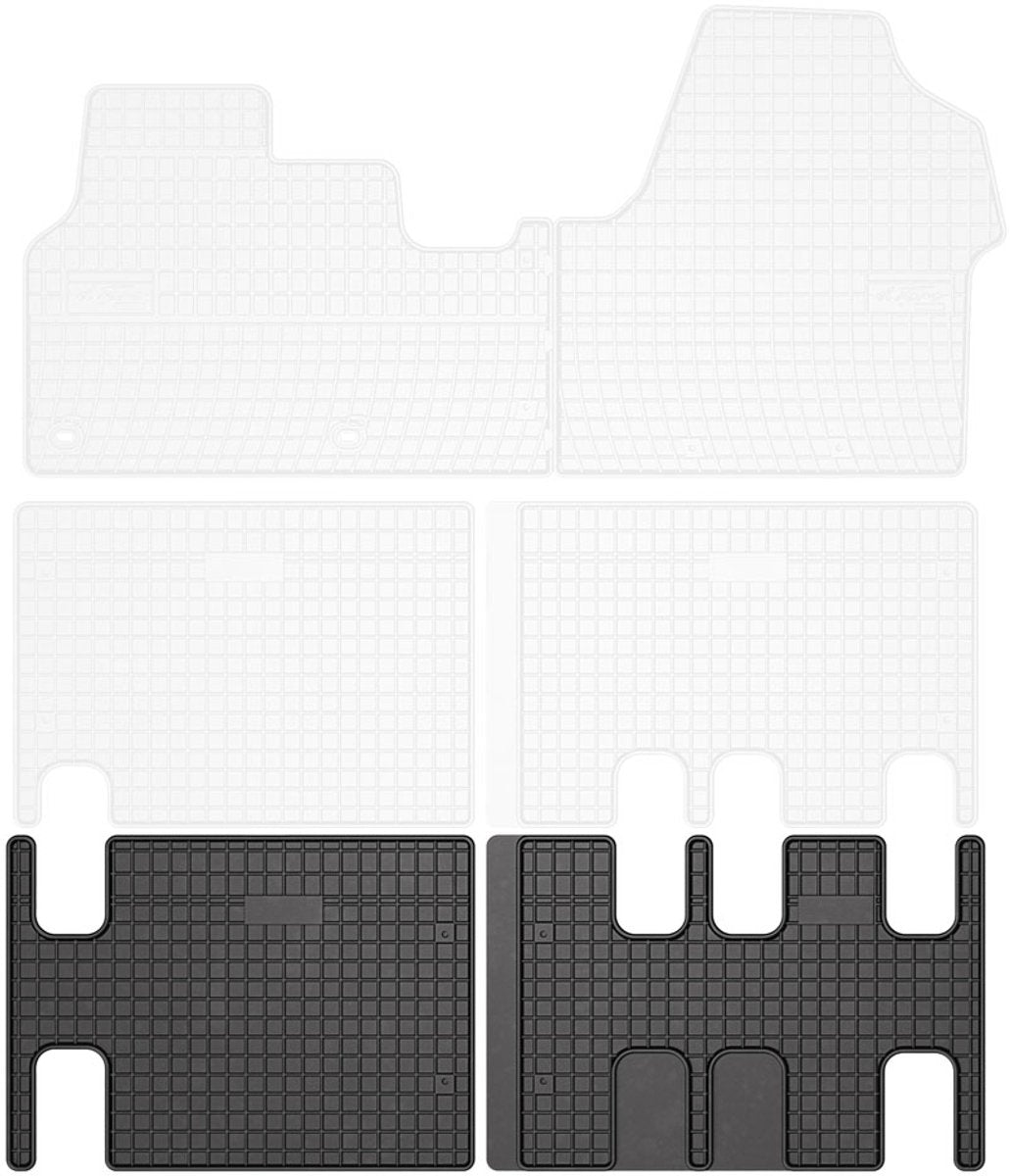 Frogum Gummimatten Opel Vivaro C 2019-heute (Gummimatte 3. Reihe) -
