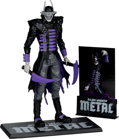 Mcfarlane DC Multiverse Actionfigur „Der Batman, der lacht“ (schwarz mit Akzent) (goldenes Etikett), 18 cm