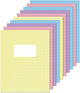 Kangaro-Notizbücher A5 – mit Diamant 10 mm – Pastellfarben – 10 Stück – k-583006
