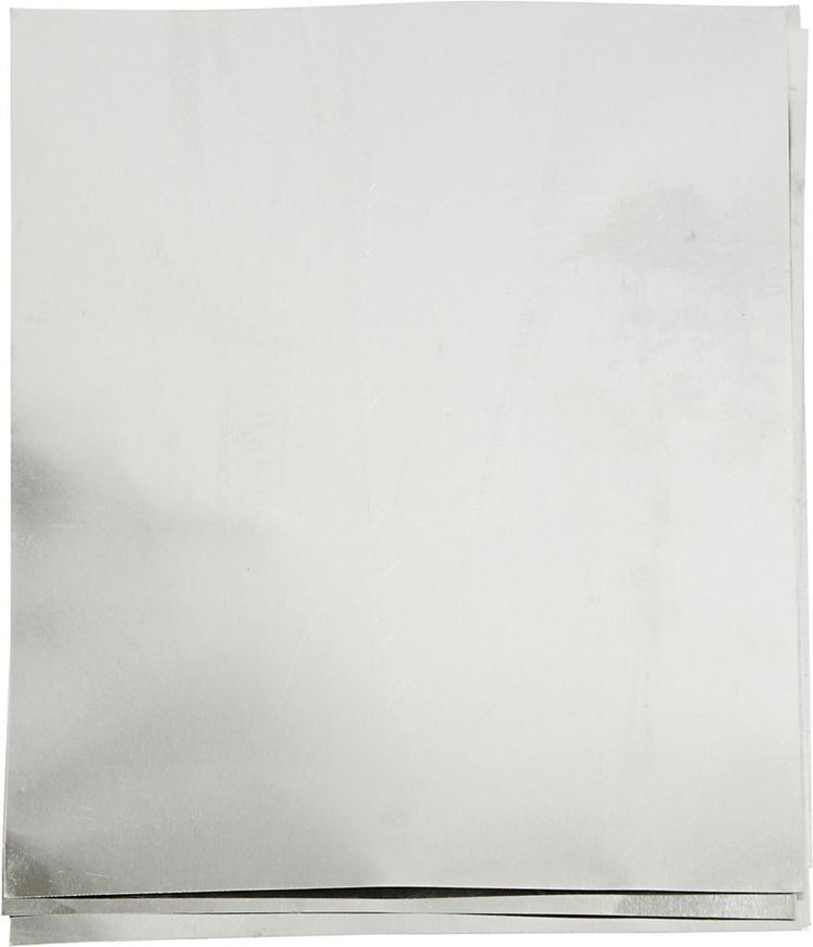Creativ Company Prägefolie, A5, Blatt 148x210 mm, Stärke 0,9 mm, Silber, 10 Stück 1 Karton
