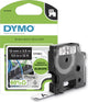 Dymo Original D1 langlebige, flexible Nylonetiketten | schwarzer Text auf weißem Etikett | 12 mm x 3,5 m | selbstklebende Etiketten für den Etikettendrucker Label Manager | Hergestellt in Europa