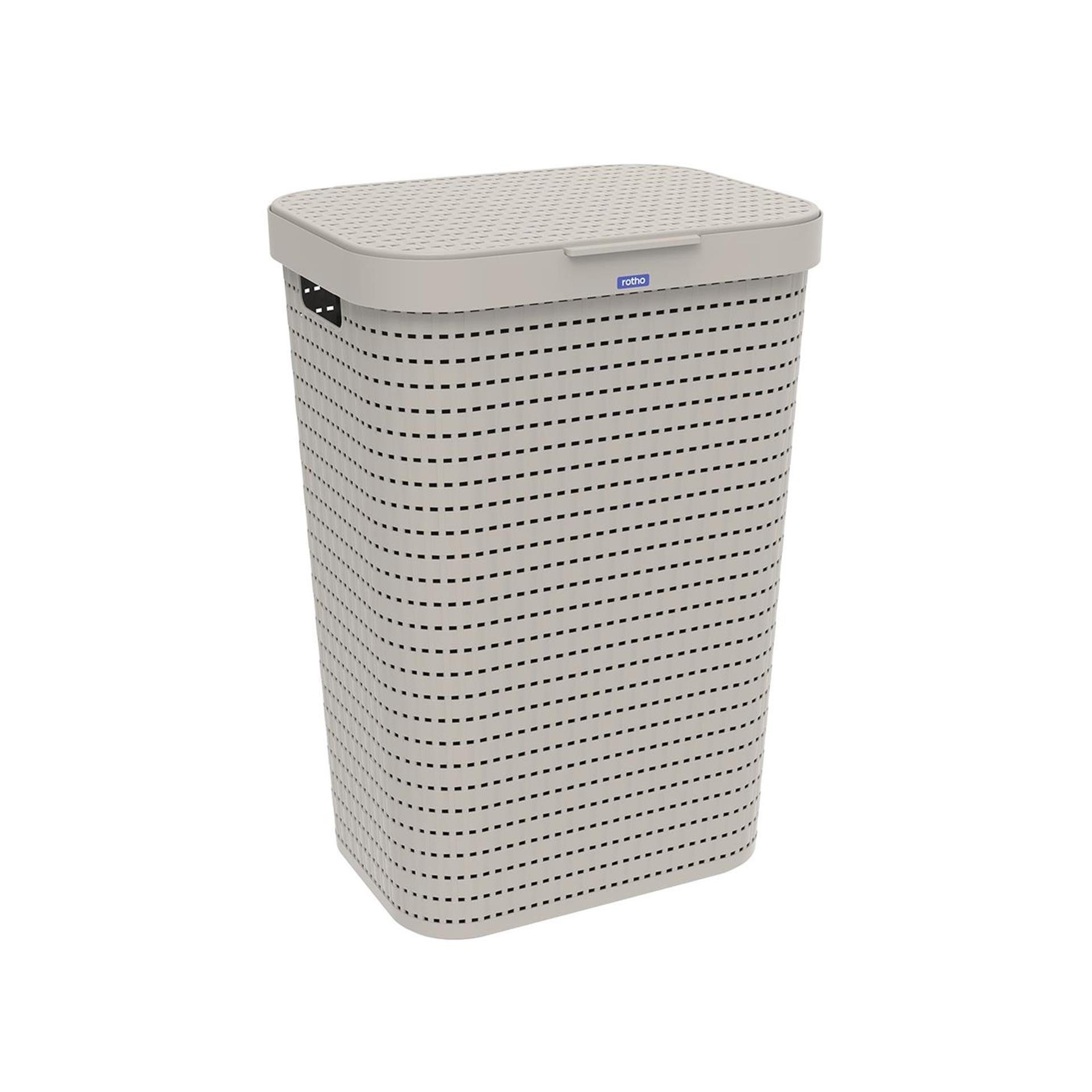 Rotho Rotho Country Waschkorb 55L Cappuccino