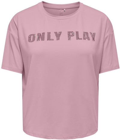 Nur spielen – Onpfont auf SS Loose Tee Damen-Sportshirt