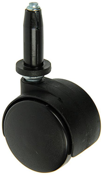 Mack by tente 1013567 – Doppelrolle schwarze Klemmhülse 40 mm | 10 Stück