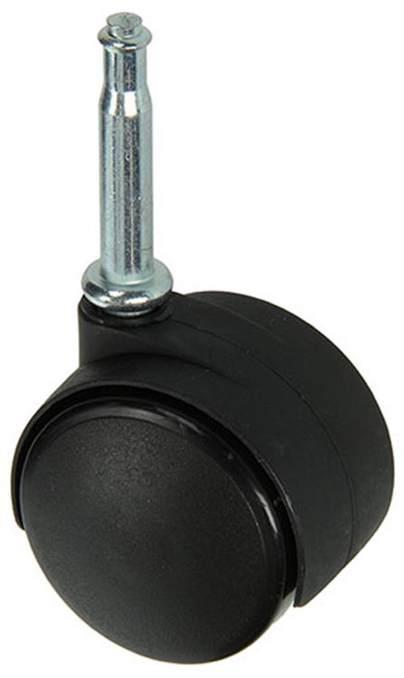 Mack by tente 1013567 – Doppelrolle schwarze Klemmhülse 40 mm | 10 Stück
